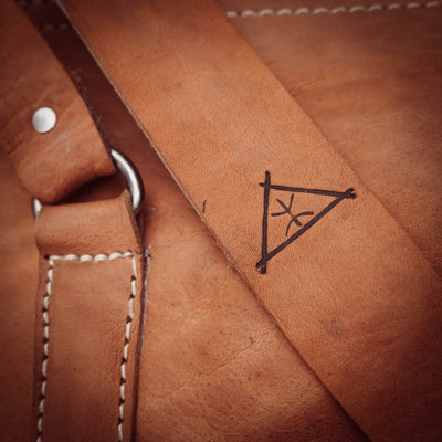 Ledertasche Weekender mit Deiner Message