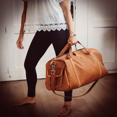 Ledertasche Weekender