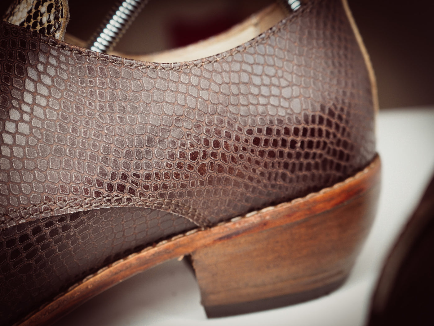 Handgefertigte Lederschuhe "Ba-Rock" braun
